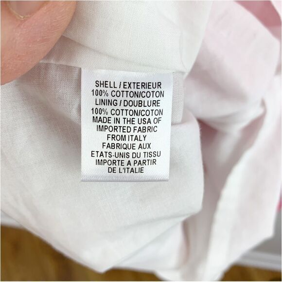 Milly New York Danielle Pink Ruffle Front‎ Belted Sheath Sz 0 - Picture 14 of 15